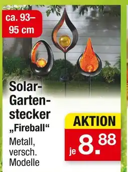 Zimmermann Solar-gartenstecker „fireball“ Angebot