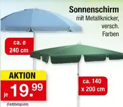 Zimmermann Sonnenschirm Angebot