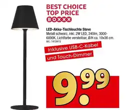 Zurbrüggen Boxxx led-akku-tischleuchte steve Angebot