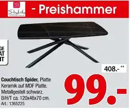 Zurbrüggen Stylife couchtisch spider Angebot