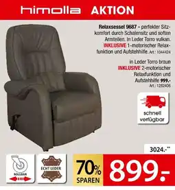 Zurbrüggen Himolla relaxsessel 9687 Angebot