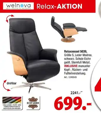 Zurbrüggen Welnova relaxsessel 5039 Angebot