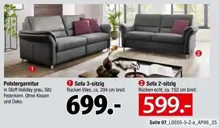 Zurbrüggen Polstergarnitur Angebot