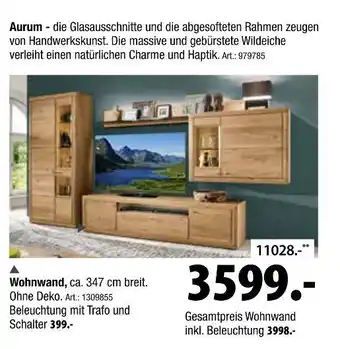 Zurbrüggen Wohnwand Angebot
