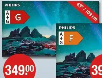 V Markt PHILIPS 4K UHD LED Smart TV 43" Angebot