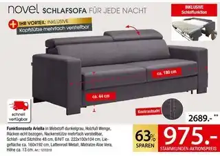 Zurbrüggen Novel schlafsofa ariella Angebot