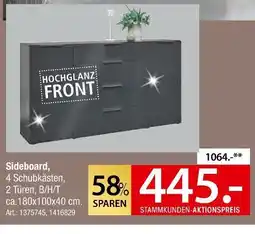 Zurbrüggen Sideboard Angebot