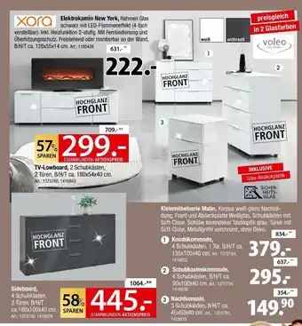 Zurbrüggen Xora oder voleo kleinmöbelserie malin Angebot