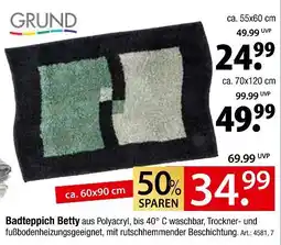 Zurbrüggen Grund badteppich betty Angebot