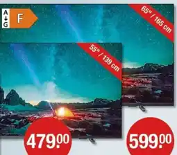 V Markt PHILIPS 4K UHD LED Smart TV 65" Angebot