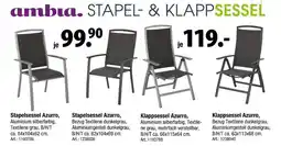 Zurbrüggen Ambia stapel- & klappsessel Angebot