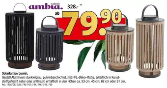 Zurbrüggen Ambia garden solarlampe lumin Angebot