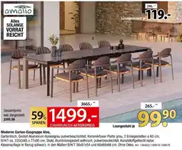 Zurbrüggen Amatio moderne garten-essgruppe alva Angebot