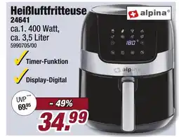 Poco Alpina heißluftfritteuse Angebot