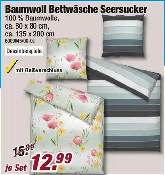 Poco Baumwoll bettwäsche seersucker Angebot