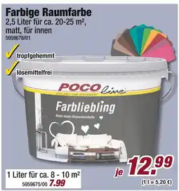 Poco Pocoline farbige raumfarbe Angebot