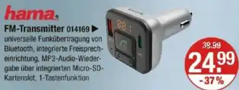 V Markt hama FM-Transmitter 014169 Angebot