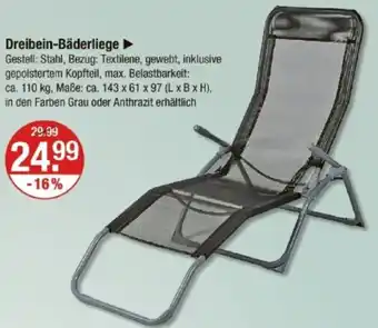 V Markt Dreibein-Bäderliege Angebot