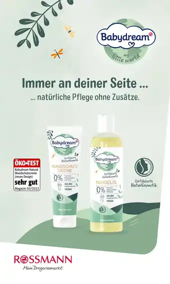Rossmann Babydream wundschutzcreme oder mandelöl Angebot