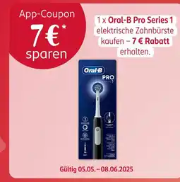 Rossmann Oral-b 1 x oral-b pro series 1 elektrische zahnbürste kaufen – 7 € rabatt erhalten Angebot