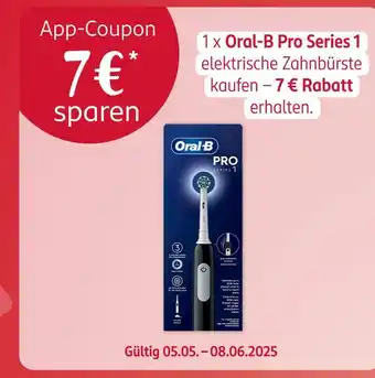 Rossmann Oral-b 1 x oral-b pro series 1 elektrische zahnbürste kaufen – 7 € rabatt erhalten Angebot