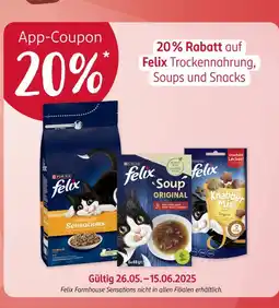 Rossmann Felix app-coupon 20 % rabatt Angebot