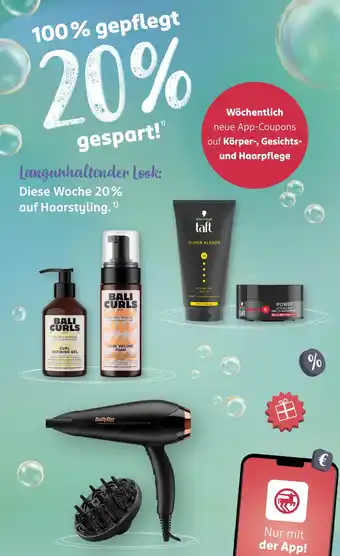 Rossmann Schwarzkopf oder babyliss oder bali curls 100 % gepflegt 20 % gespart! Angebot