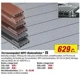 toom Baumarkt Terrassenpaket wpc-bodendielen Angebot