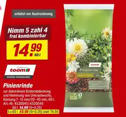 toom Baumarkt Pinienrinde Angebot