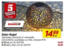 toom Baumarkt Solar-kugel Angebot