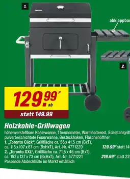 toom Baumarkt Holzkohle-grillwagen Angebot