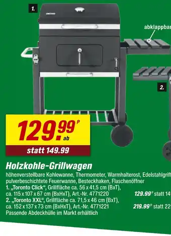 toom Baumarkt Holzkohle-grillwagen Angebot