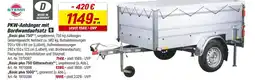 toom Baumarkt Pkw-anhänger mit bordwandaufsatz Angebot