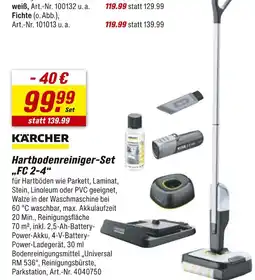 toom Baumarkt Kärcher hartbodenreiniger-set „fc 2-4“ Angebot
