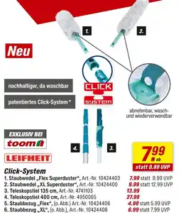 toom Baumarkt Leifheit staubwedel „flex superduster“ Angebot