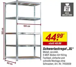 toom Baumarkt Schwerlastregal „xl“ Angebot