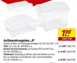 toom Baumarkt Aufbewahrungsbox „r“ Angebot