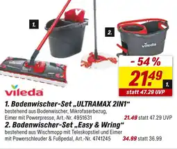 toom Baumarkt Vileda bodenwischer-set Angebot