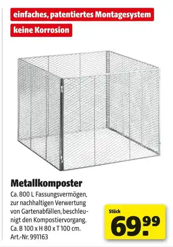 Hagebau Metallkomposter Angebot