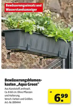 Hagebau Bewässerungsblumenkasten „aqua green“ Angebot