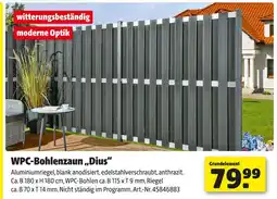 Hagebau Wpc-bohlenzaun „dius“ Angebot