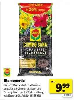 Hagebau Compo blumenerde Angebot