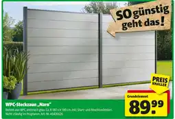 Hagebau Wpc-steckzaun „naro“ Angebot