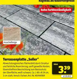 Hagebau Mr. gardener terrassenplatte „soller“ Angebot