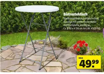Hagebau Bistrostehtisch Angebot