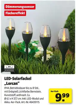 Hagebau Casaya led-solarfackel „lorcan“ Angebot