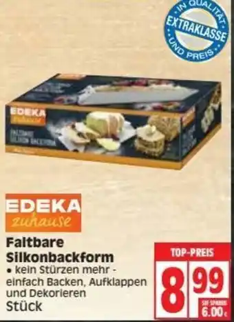 Elli Markt Edeka zuhause Faltbare Silikonbackform Angebot