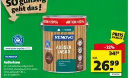 Hagebau Renovo außenlasur Angebot