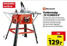 Hagebau Einhell tischkreissäge „tc-ts 2025/2 u“ Angebot