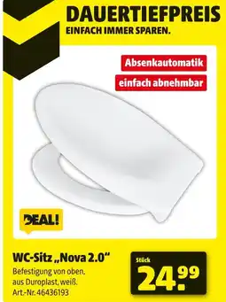 Hagebau Wc-sitz „nova 2.0“ Angebot